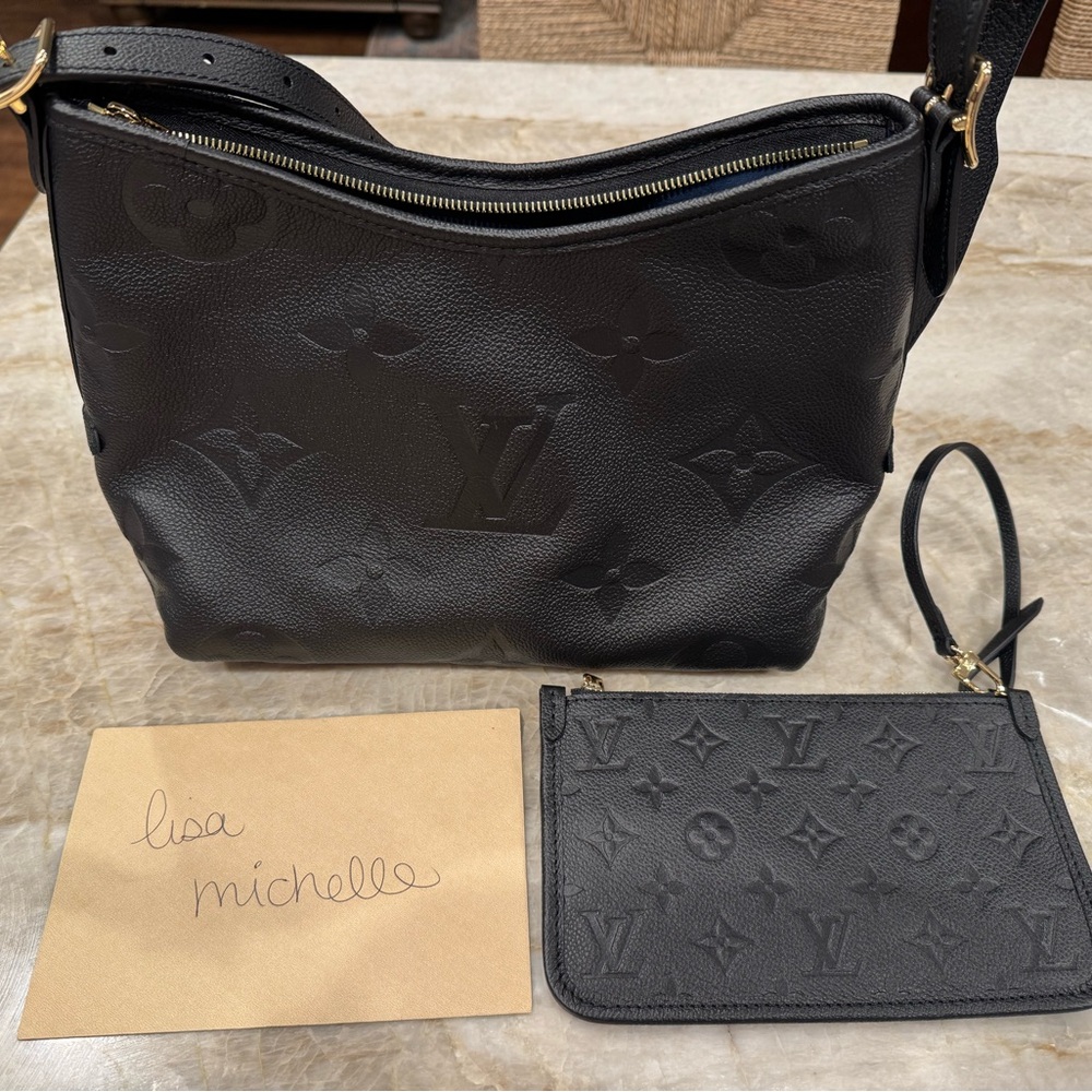 NEW Louis Vuitton Carryall PM Black Empriente